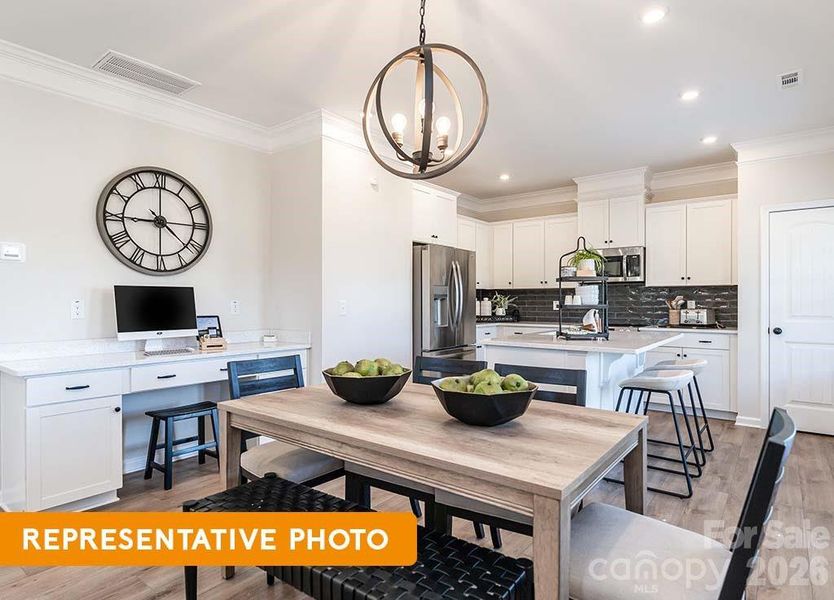 Furnished interior view inside a new home in Cedar Meadows, Monroe (Image 7).