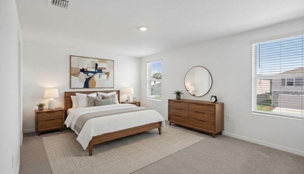 Representative furnished interior of a home built from the Robie Modern by D.R. Horton in Berry Bay, Wimauma (Image 7).