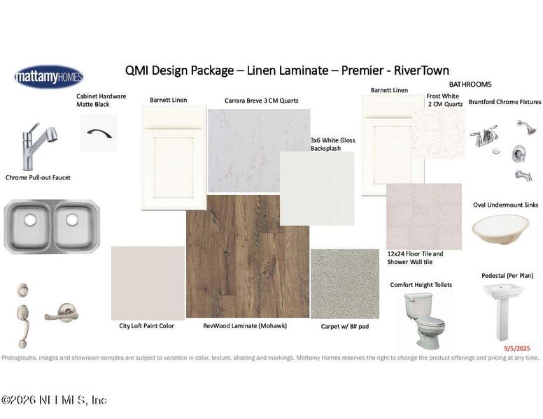 Sample of building materials used in homes in RiverTown, St. Johns (Image 5).