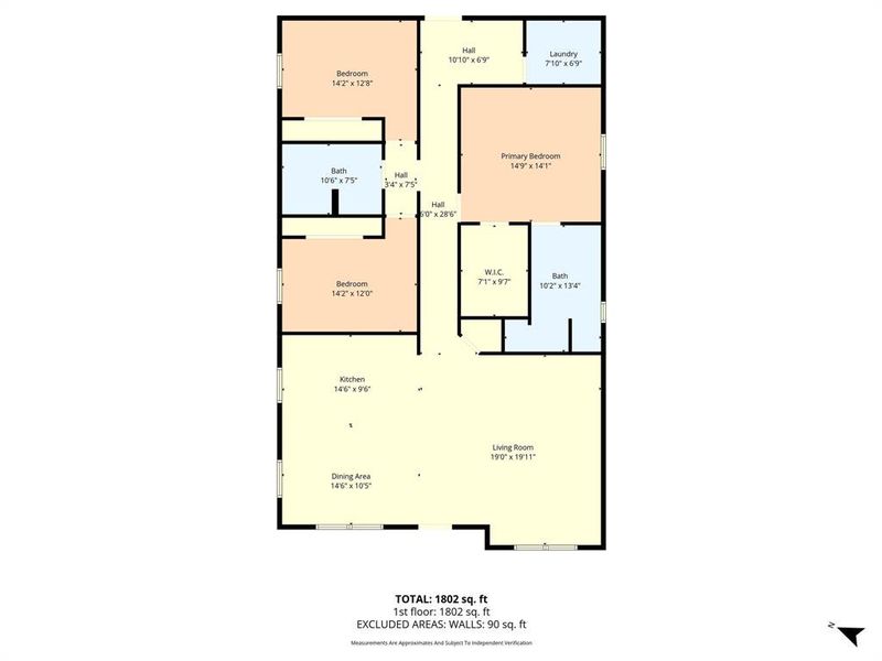 2D floor plan layout of this home in , Bellmead, TX (Image 3).
