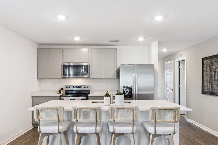 Furnished interior view inside a new home in , Lake Wales (Image 24).