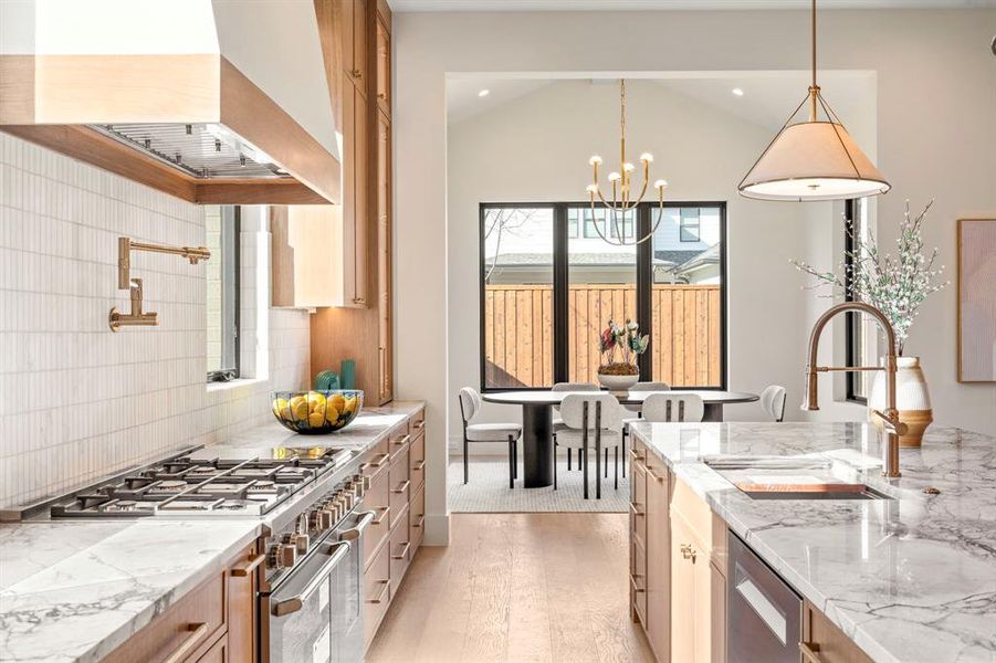 Furnished interior view inside a new home in , Dallas (Image 35).