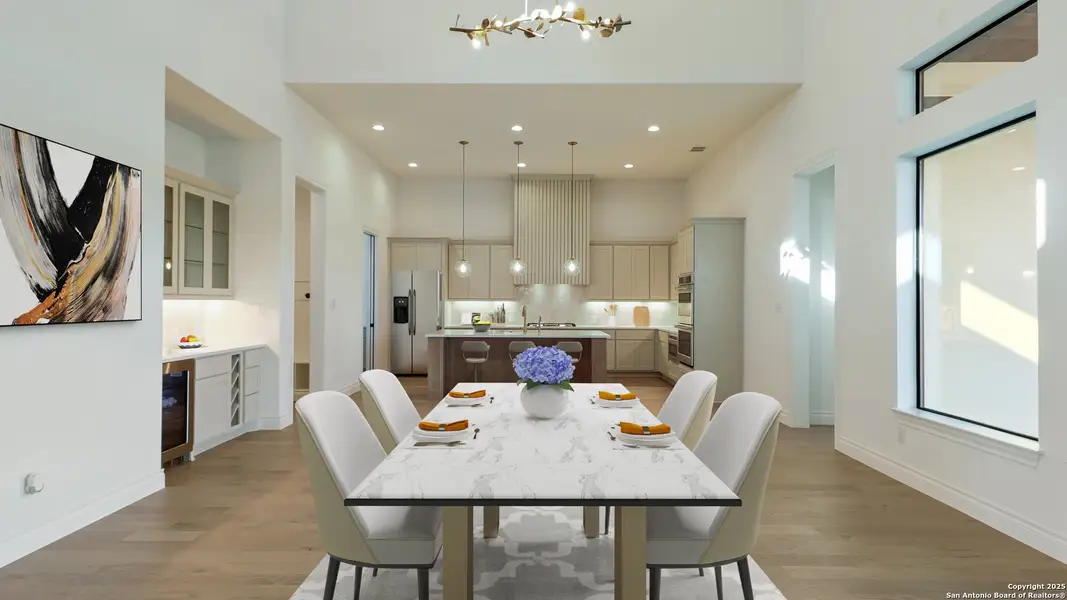 Furnished interior view inside a new home in , New Braunfels (Image 4).