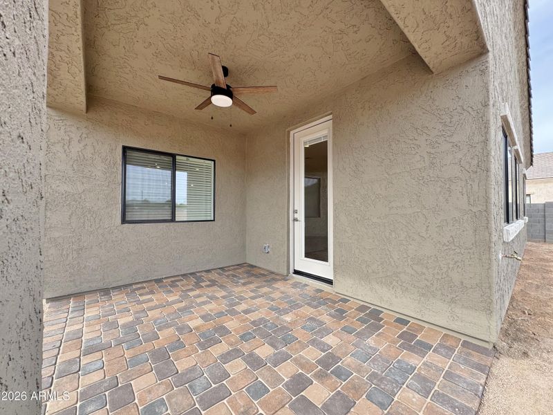 Back patio Back patio