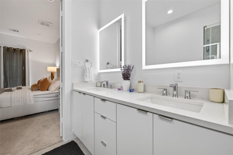 Furnished interior view inside a new home in , Houston (Image 4).