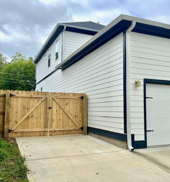 Exterior details and patio area of a home in , Atlanta (Image 4). Exterior details and patio area of a home in , Atlanta (Image 4).