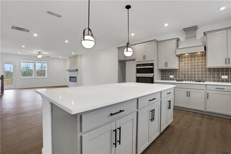 Furnished interior view inside a new home in Towne Village at Suwanee Dam, Sugar Hill (Image 8).