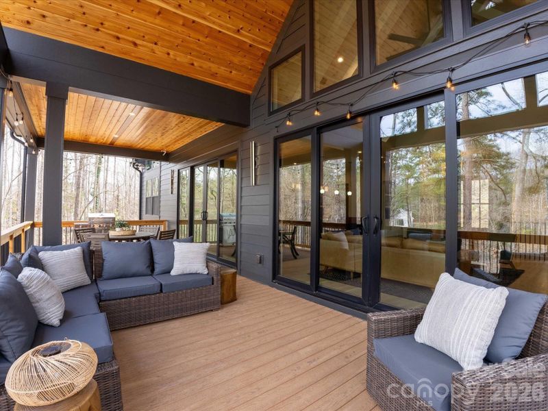Exterior details and patio area of a home in , Mooresville (Image 27).