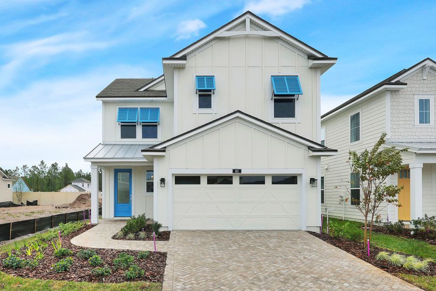 Representative exterior photo of a completed home built from the The Cypress by Providence Homes (Florida) in Reflections at Nocatee, Nocatee, FL (Image 2).