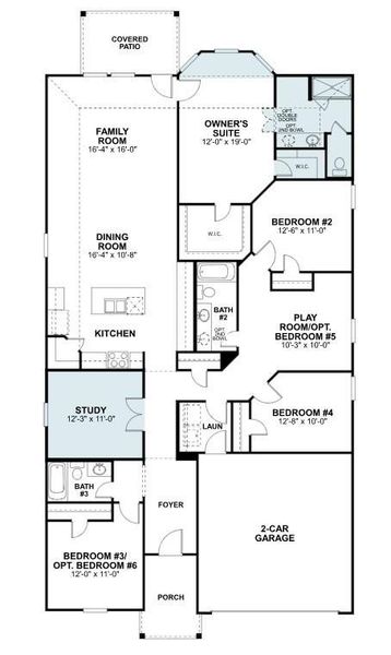 2D floor plan layout of this home in Sorella, Tomball, TX (Image 4). 2D floor plan layout of this home in Sorella, Tomball, TX (Image 4).