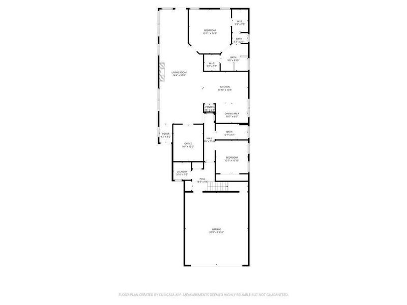 2D floor plan layout of this home in , Hoschton, GA (Image 6).