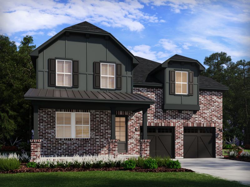 Front exterior of a new home in McFarland Farms, Mount Juliet, TN, highlighting curb appeal (Image 1). Front exterior of a new home in McFarland Farms, Mount Juliet, TN, highlighting curb appeal (Image 1).