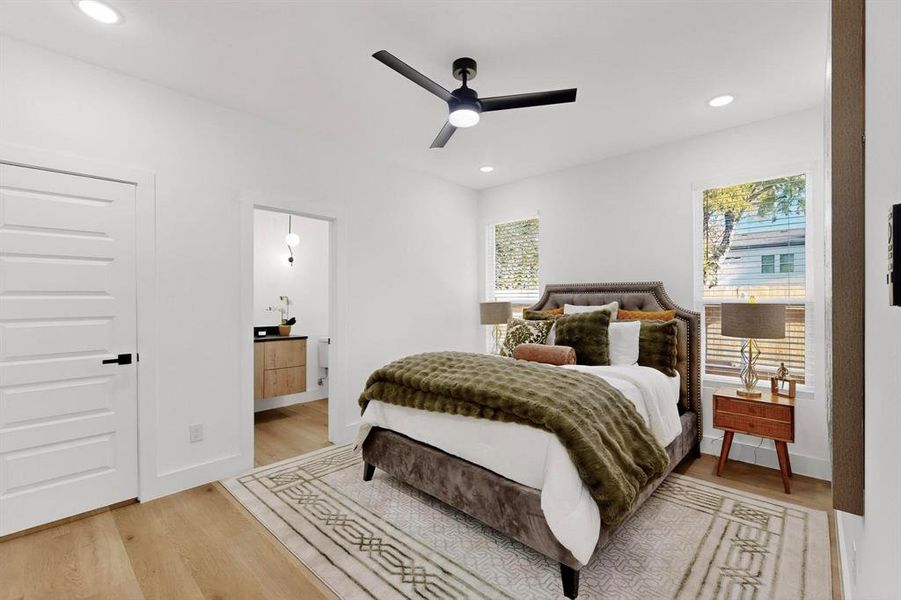 Furnished interior view inside a new home in , Dallas (Image 6).