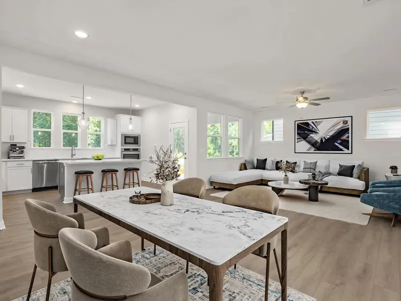 Furnished interior view inside a new home in Sage on North Main, Wake Forest (Image 4).