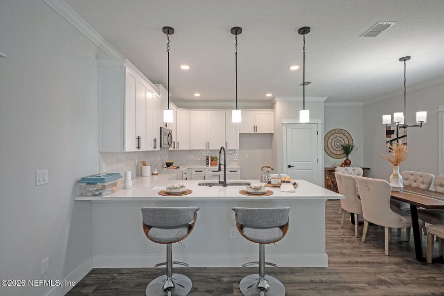 Furnished interior view inside a new home in , St. Johns (Image 12).