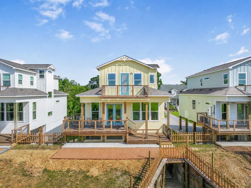 Exterior details and patio area of a home in , Seabrook (Image 2). Exterior details and patio area of a home in , Seabrook (Image 2).