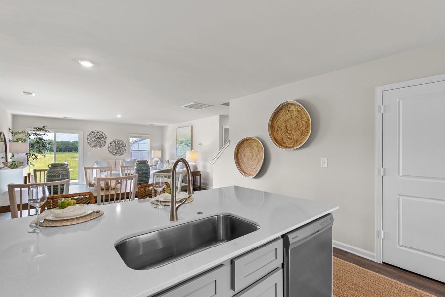 Furnished interior view inside a new home in Reserve at Mill Creek, Columbia (Image 9).