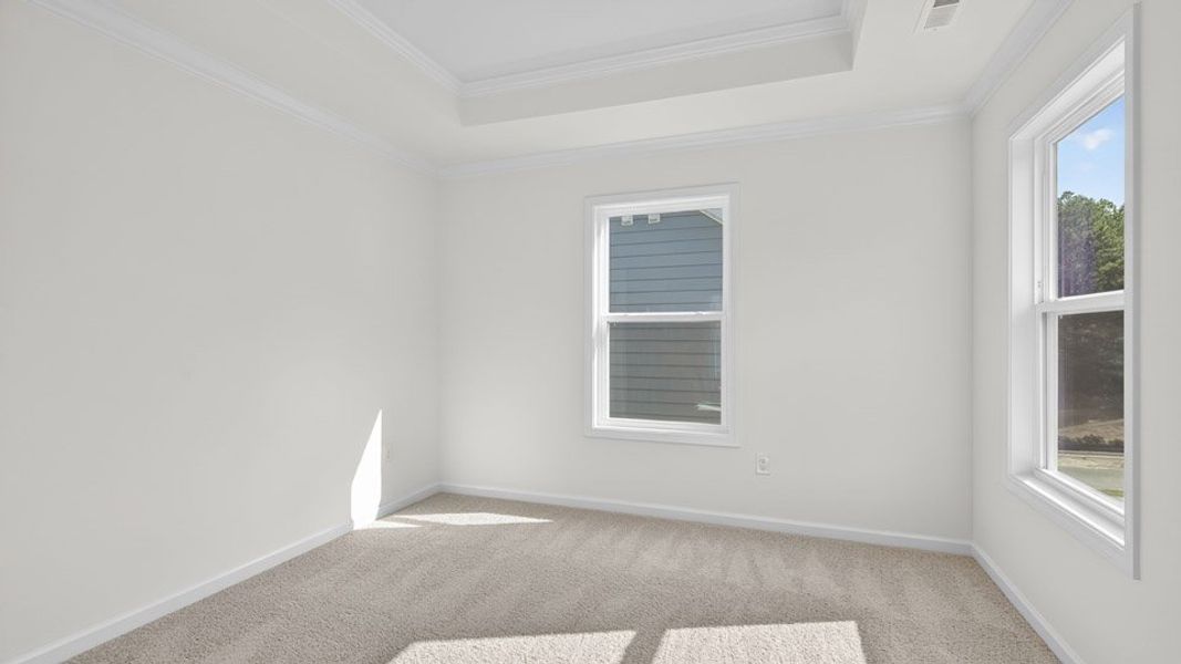 Spacious, unfurnished interior of a new home in The Manors at Winston Pointe, Clayton (Image 20). Spacious, unfurnished interior of a new home in The Manors at Winston Pointe, Clayton (Image 20).