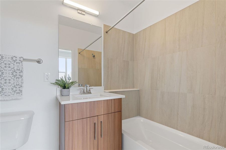 Furnished interior view inside a new home in , Denver (Image 16).