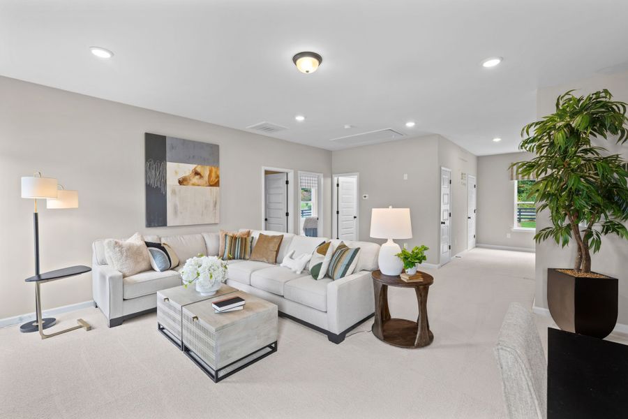 Furnished interior view inside a new home in Upton Landing, Cleveland (Image 14).