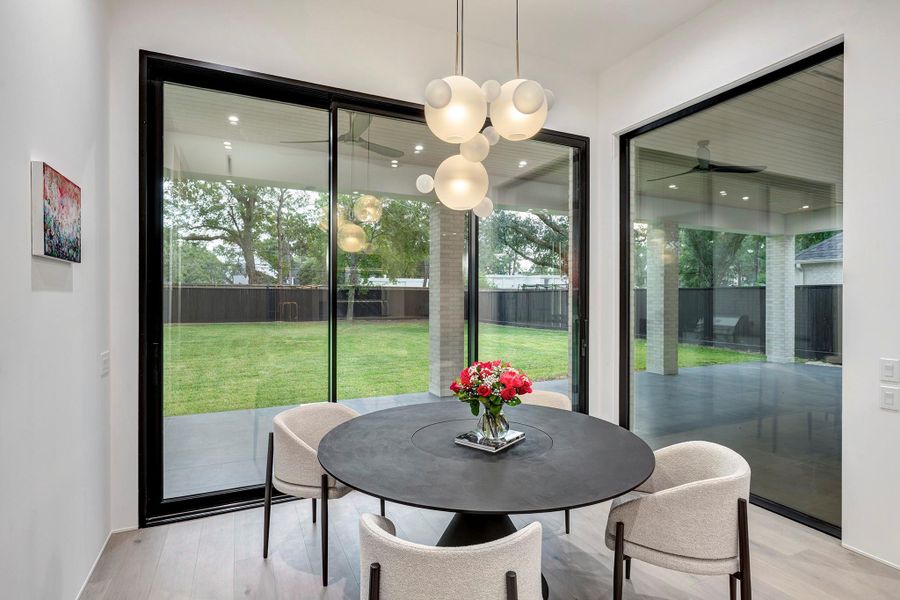 Furnished interior view inside a new home in , Houston (Image 18).