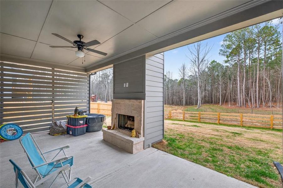 Exterior details and patio area of a home in , Winder (Image 3).