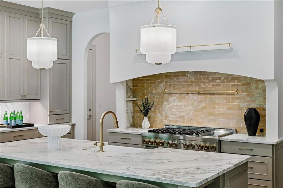 Furnished interior view inside a new home in , Atlanta (Image 19).