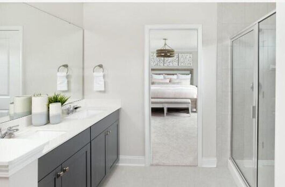 Furnished interior view inside a new home in Nexton, Summerville (Image 12).