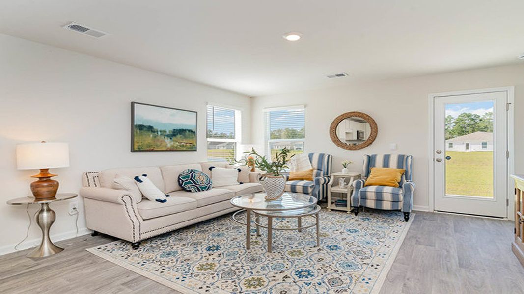 Furnished interior view inside a new home in Auberon Woods, Conway (Image 8). Furnished interior view inside a new home in Auberon Woods, Conway (Image 8).