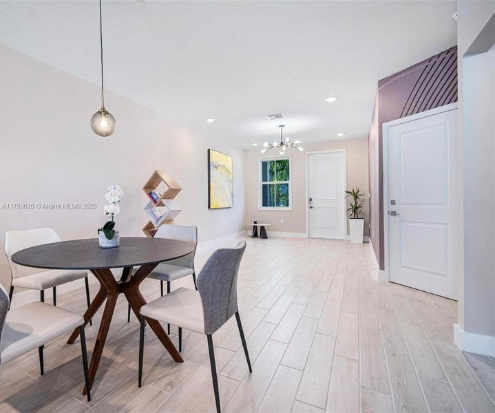 Furnished interior view inside a new home in , Pembroke Pines (Image 18).