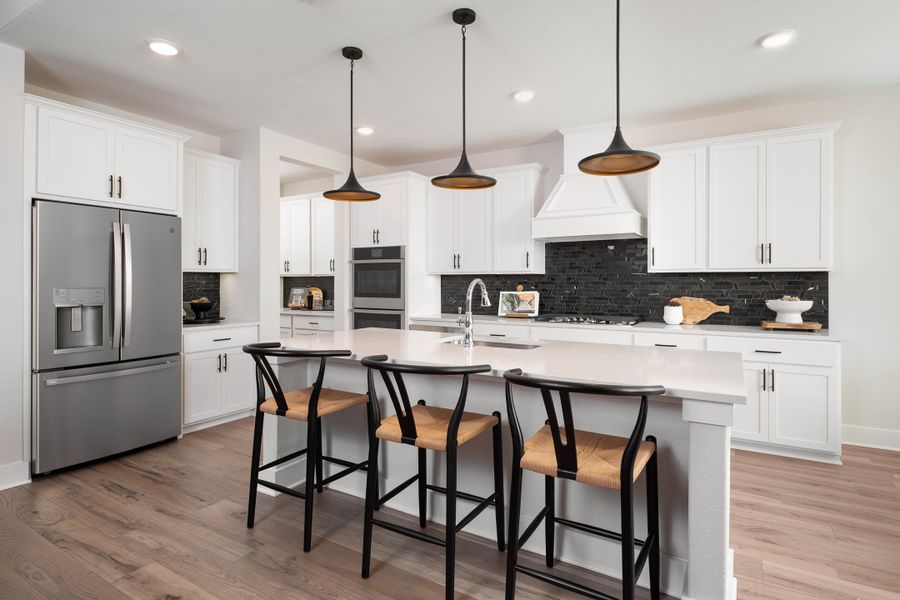 Representative furnished interior of a home built from the Owen by Tri Pointe Homes in View at the Reserve, Mansfield (Image 9).