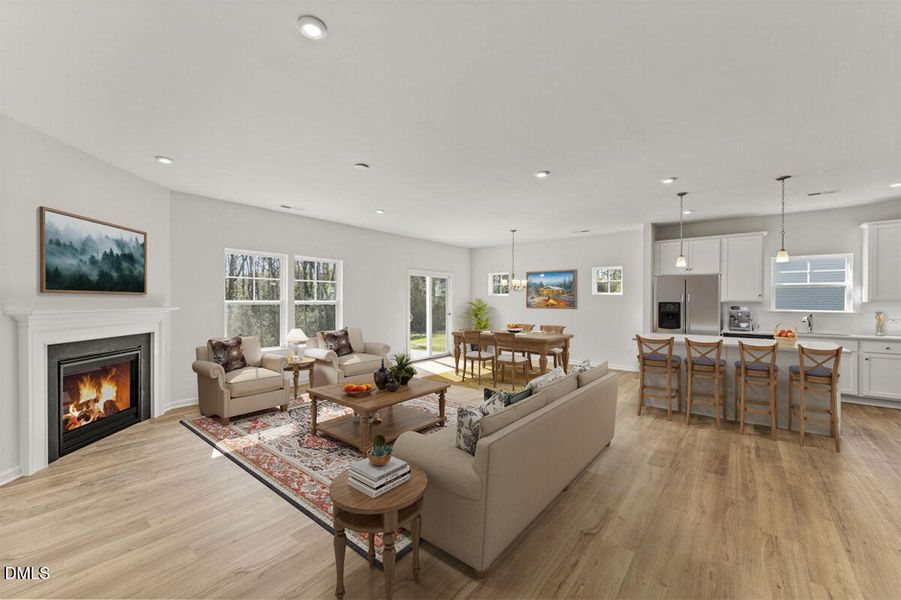 9-Decorated Open Concept HHHunt Homes