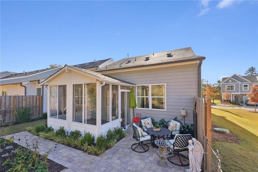Exterior details and patio area of a home in , Canton (Image 31).