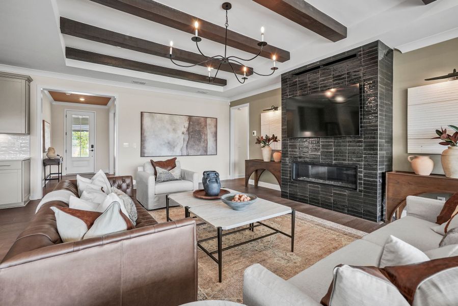Representative furnished interior of a home built from the Stellar by Del Webb in Del Webb Carolina Ridge, Midland (Image 6).