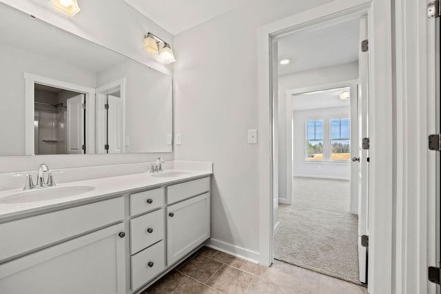 Representative furnished interior of a home built from the Wakefield by True Homes in Wendell Springs, Wendell (Image 7).