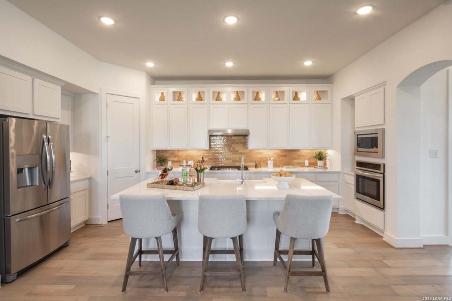 Furnished interior view inside a new home in Weston Oaks, San Antonio (Image 18).