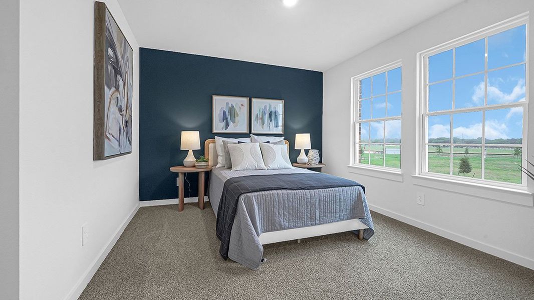 Furnished interior view inside a new home in Evergreen, Rosenberg (Image 16).