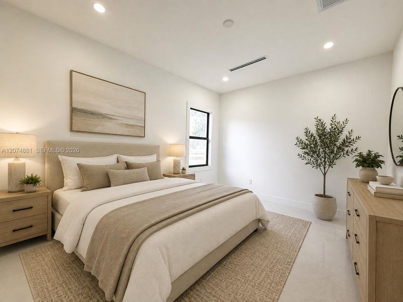 Furnished interior view inside a new home in , Naples (Image 19).