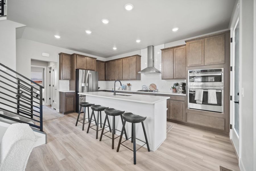 Furnished interior in a model home at Pony Park in Colorado Springs (Image 4).