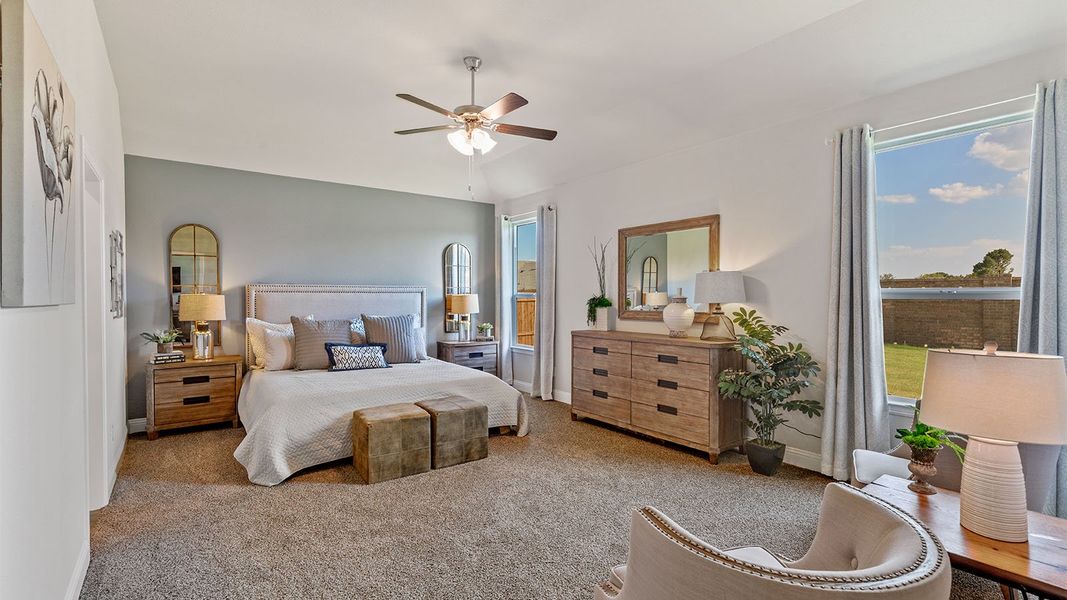 Furnished interior view inside a new home in Rock Creek West, Fort Worth (Image 19).