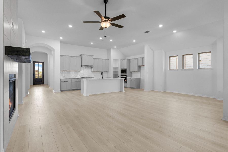 From Family Room to Open Concept Kitchen