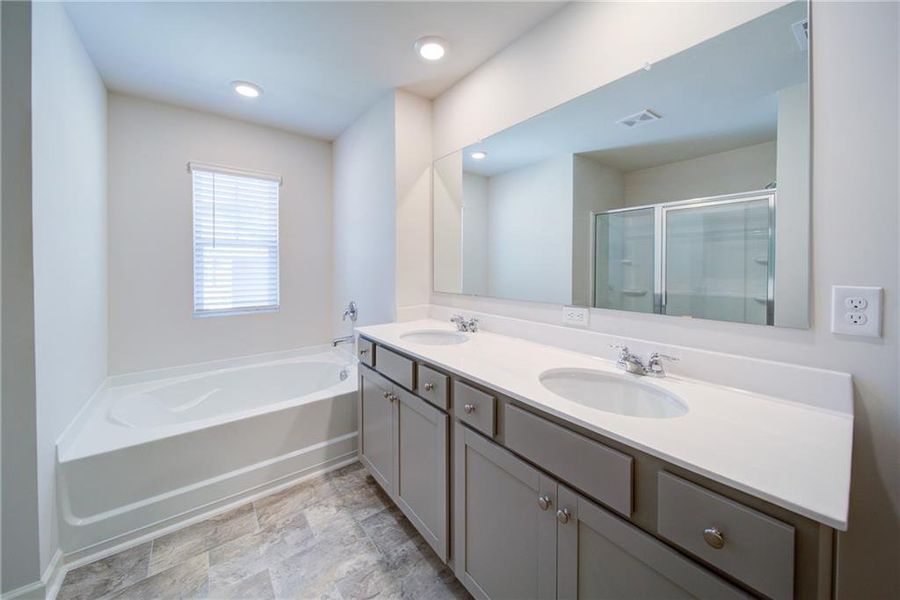 Furnished interior view inside a new home in , Powder Springs (Image 7).