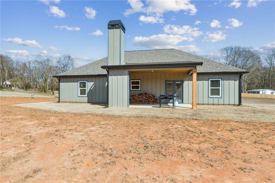 Exterior details and patio area of a home in , Maysville (Image 27).
