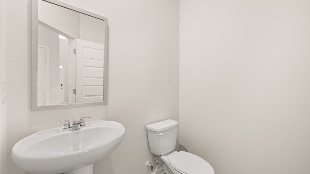 Furnished interior view inside a new home in Preserve at Dove Creek, Statham (Image 8).