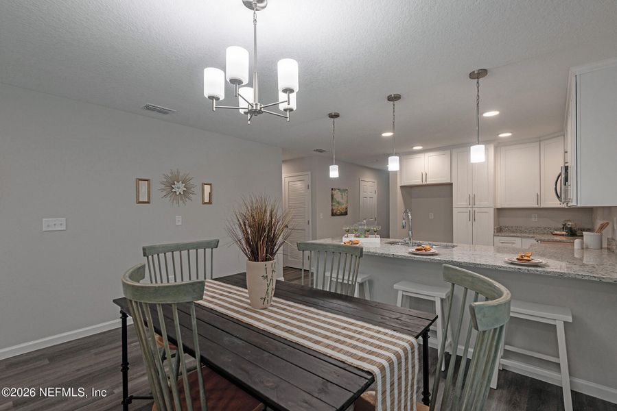 Furnished interior view inside a new home in , Jacksonville (Image 17).