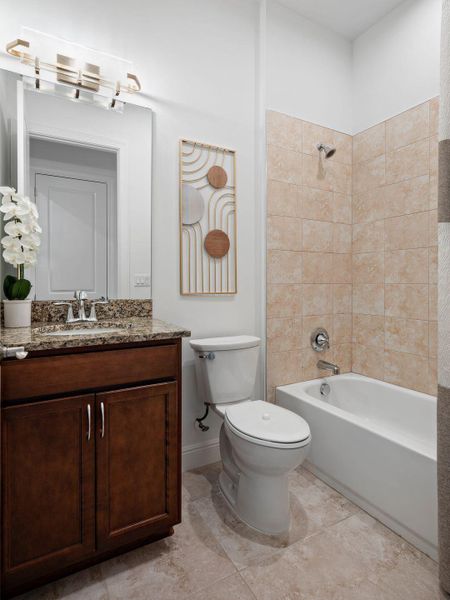 Furnished interior view inside a new home in Cresswind Palm Beach at Westlake, Westlake (Image 7).