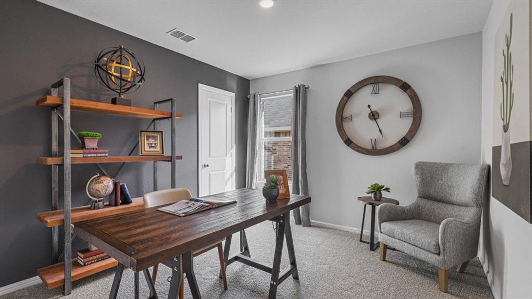 Furnished interior view inside a new home in Rosewood at Beltmill, Fort Worth (Image 32). Furnished interior view inside a new home in Rosewood at Beltmill, Fort Worth (Image 32).