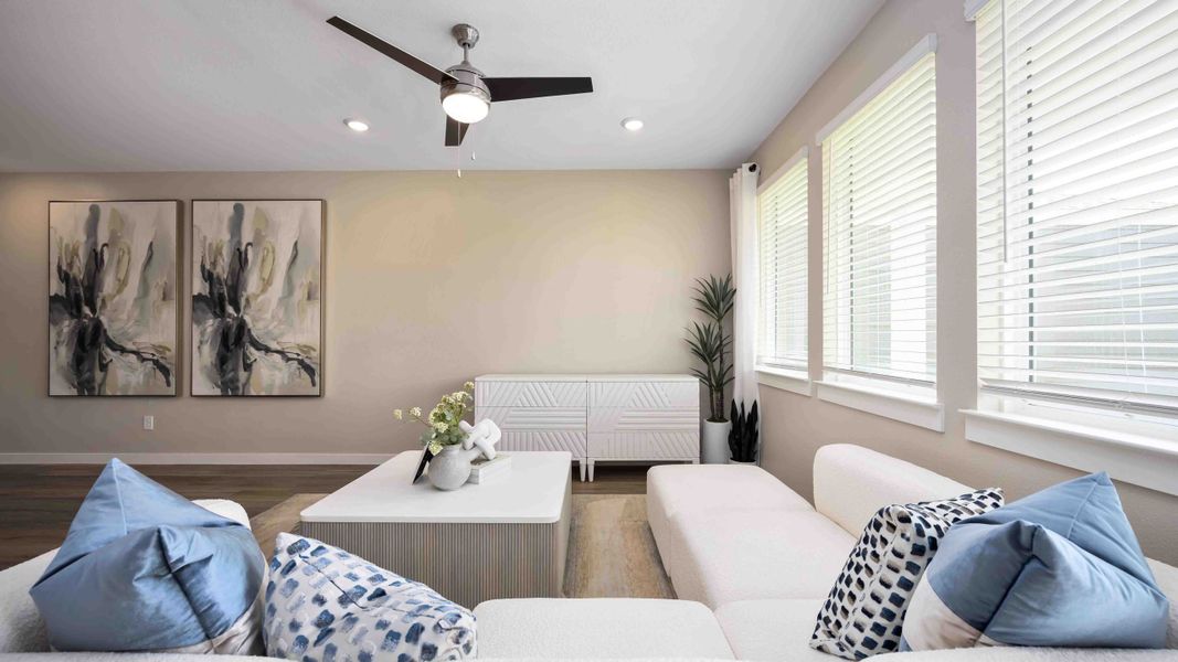 Furnished interior view inside a new home in Pinehaven, Houston (Image 4).