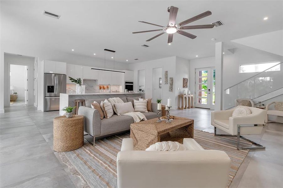 Furnished interior view inside a new home in , Sarasota (Image 3).