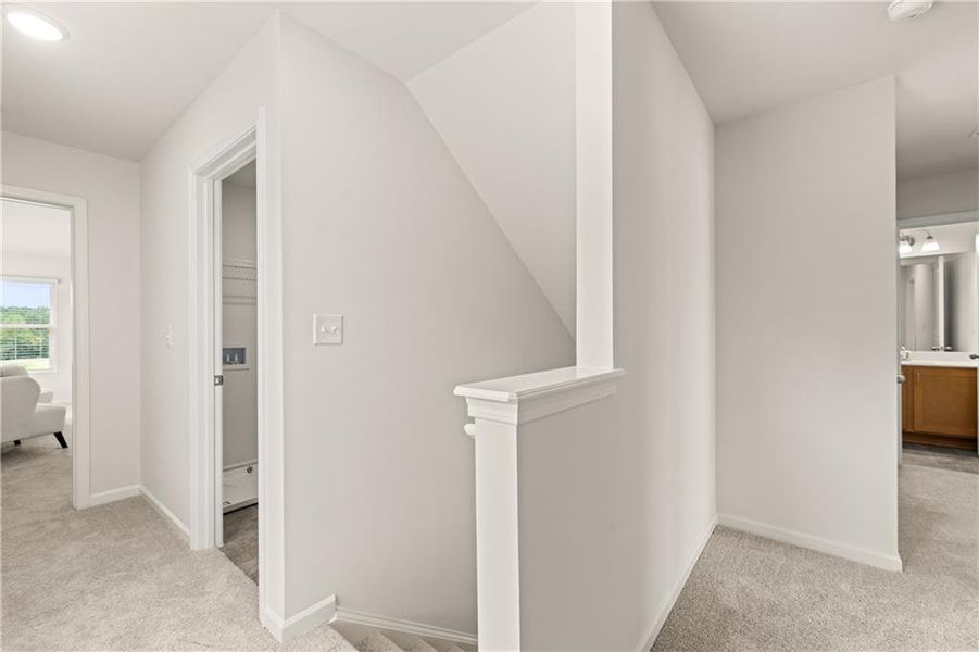 Spacious, unfurnished interior of a new home in Walden Park - The Retreat, Jonesboro (Image 23).